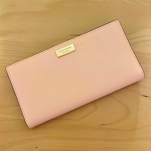 Kate Spade Baby Pink Bifold Wallet